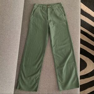 COPY - MOTHER Major Sneak Fray Pants in Roger That